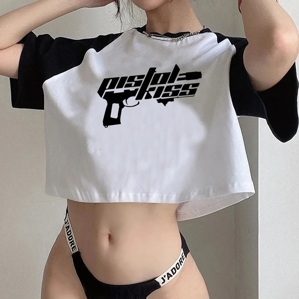 Star Graphic Crop T-Shirt