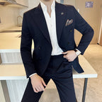 Italian Double-Breasted Luxury Tuxedo