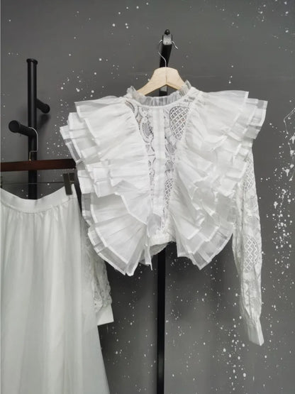 Women’s Hollow Lace Suit