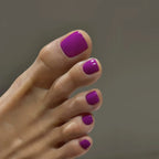 Solid Color False Toenails Summer