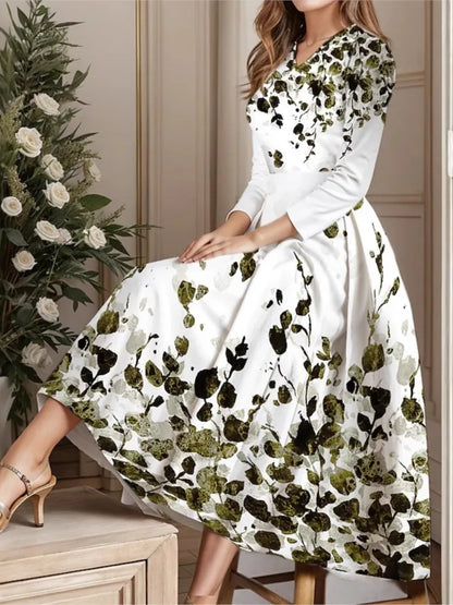 Casual Spring Floral Dress