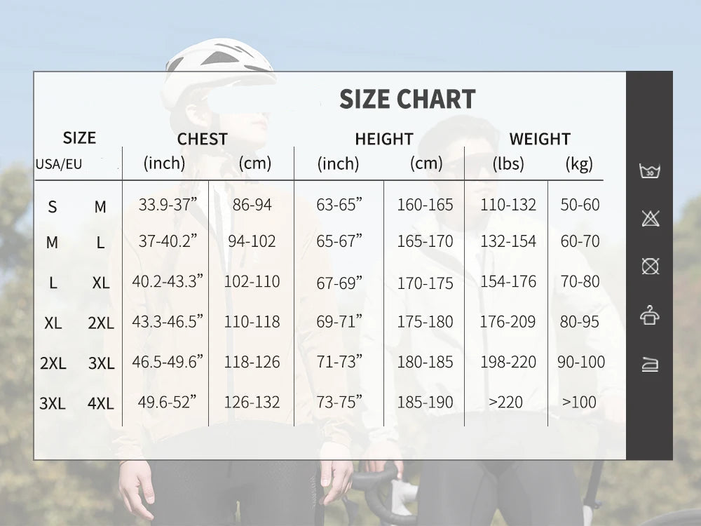 WOSAWE Windproof Cycling Jacket