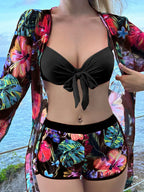 Three-Piece High Waist Bikini