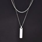 Mprainbow Vertical Layer Necklace