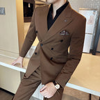 Italian Double-Breasted Luxury Tuxedo