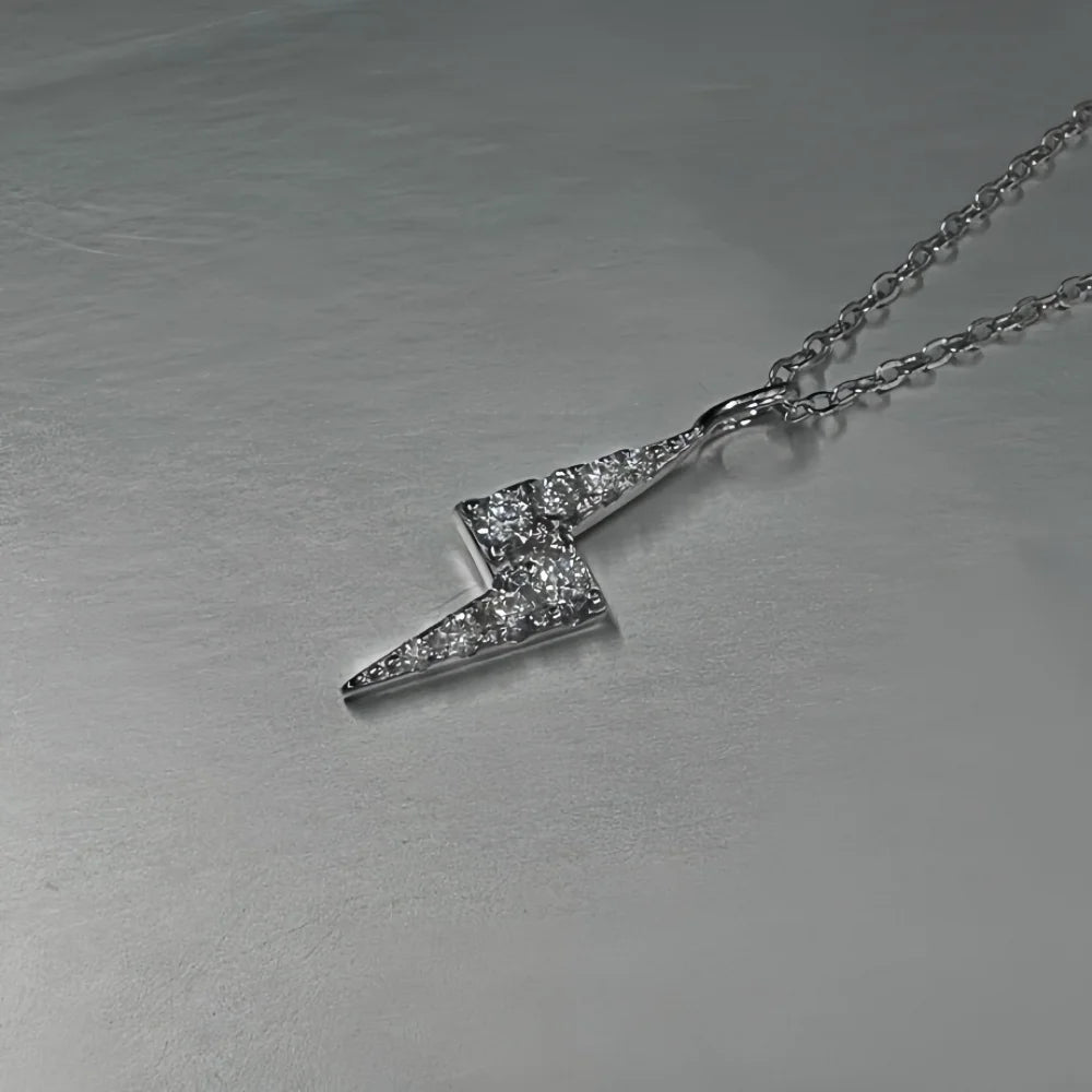 FOMALHAUT Zircon Lightning Necklace