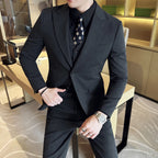 Three-Piece Work Wedding Tuxedo Suit