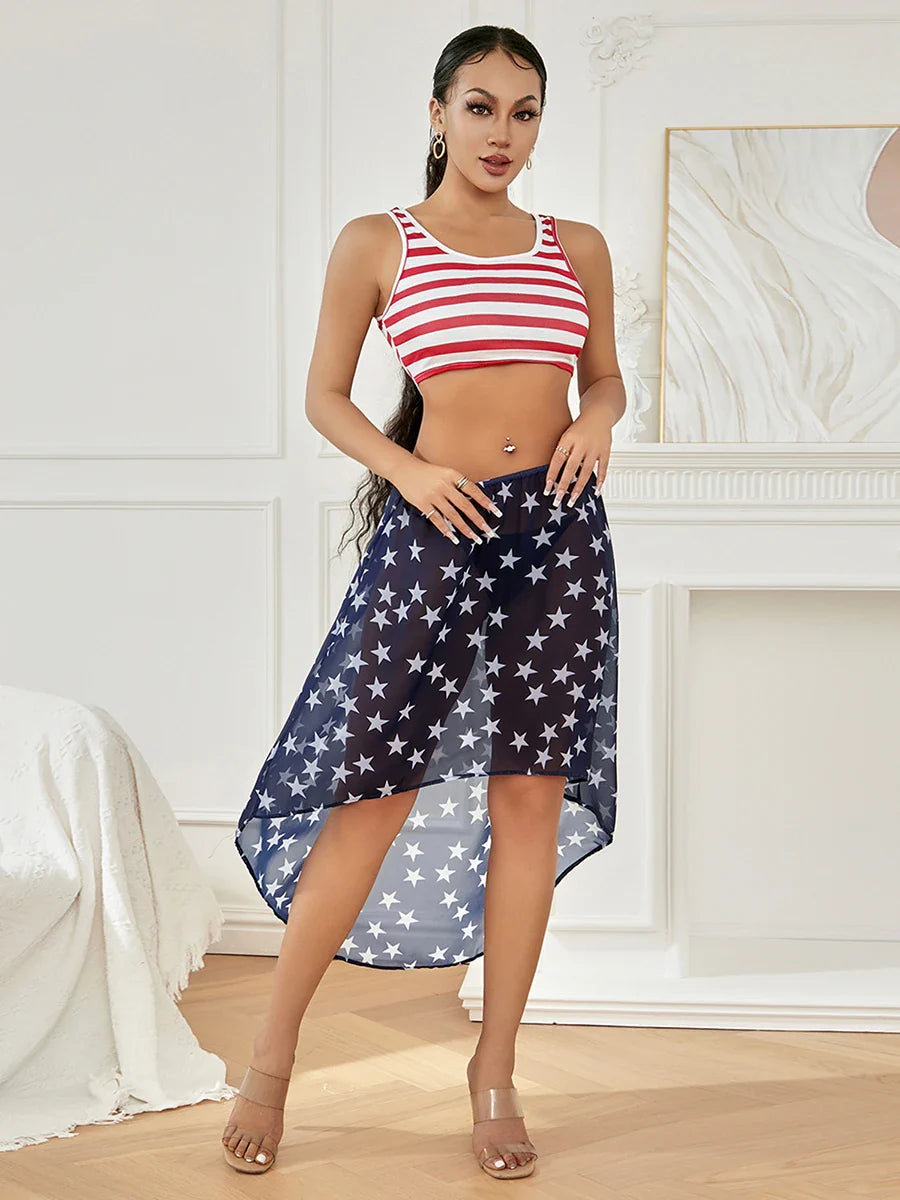 Independence Day Skirt Outfit