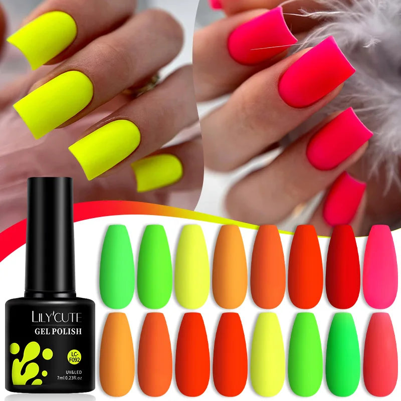 LILYCUTE Fluorescent Gel Nail Polish