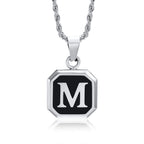 Initials Letter Pendant Necklace