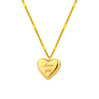Bubble Heart Snake Necklace