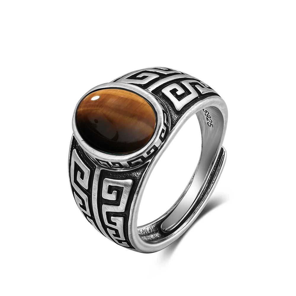Intgem Labradorite Moonstone Ring