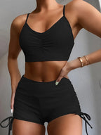 High Waist Drawstring Bikini