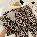 Bold Leopard Print Classic Pajama Set
