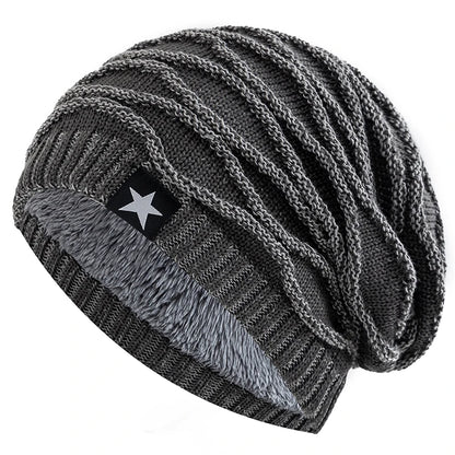 Unisex Fur-Lined Winter Beanie
