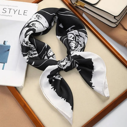 Elegant Square Silk Scarf