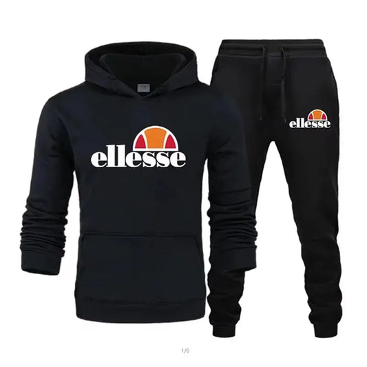 Trendy Stripe Hoodie Set