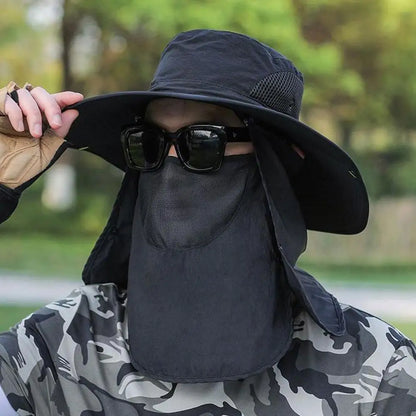 Detachable Face Cover Hat