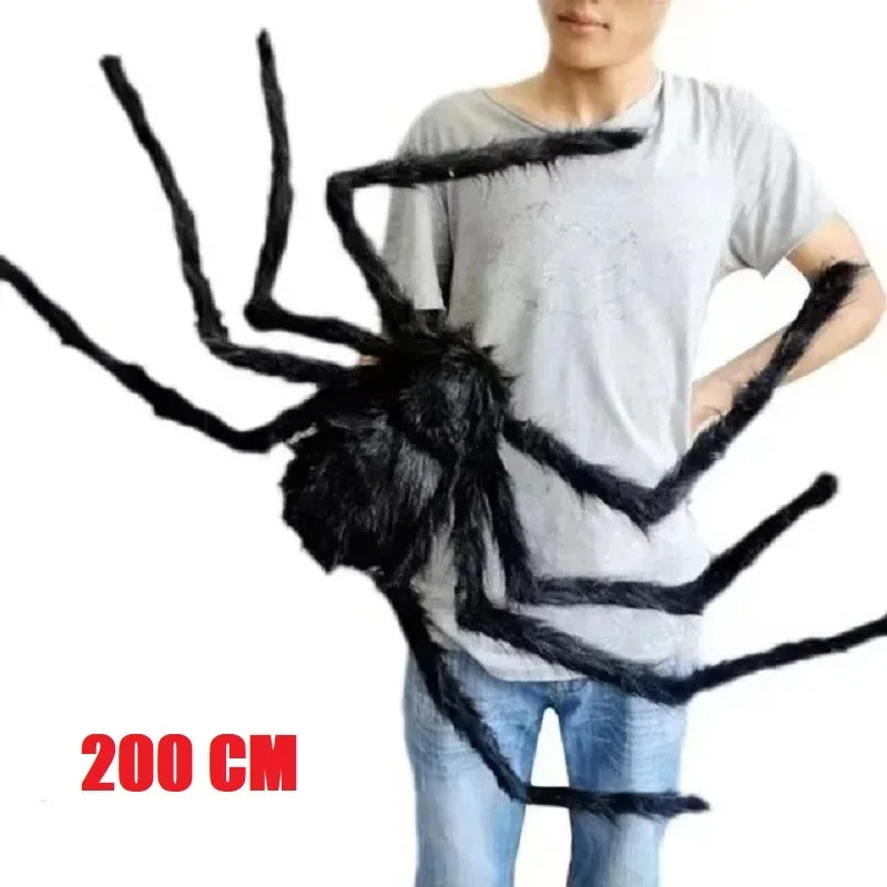 Halloween Giant Plush Spider Decoration
