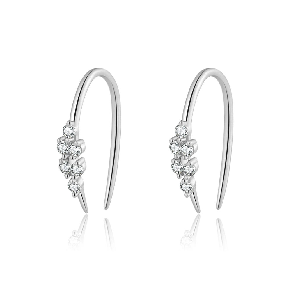 Sterling Silver Huggie Earrings