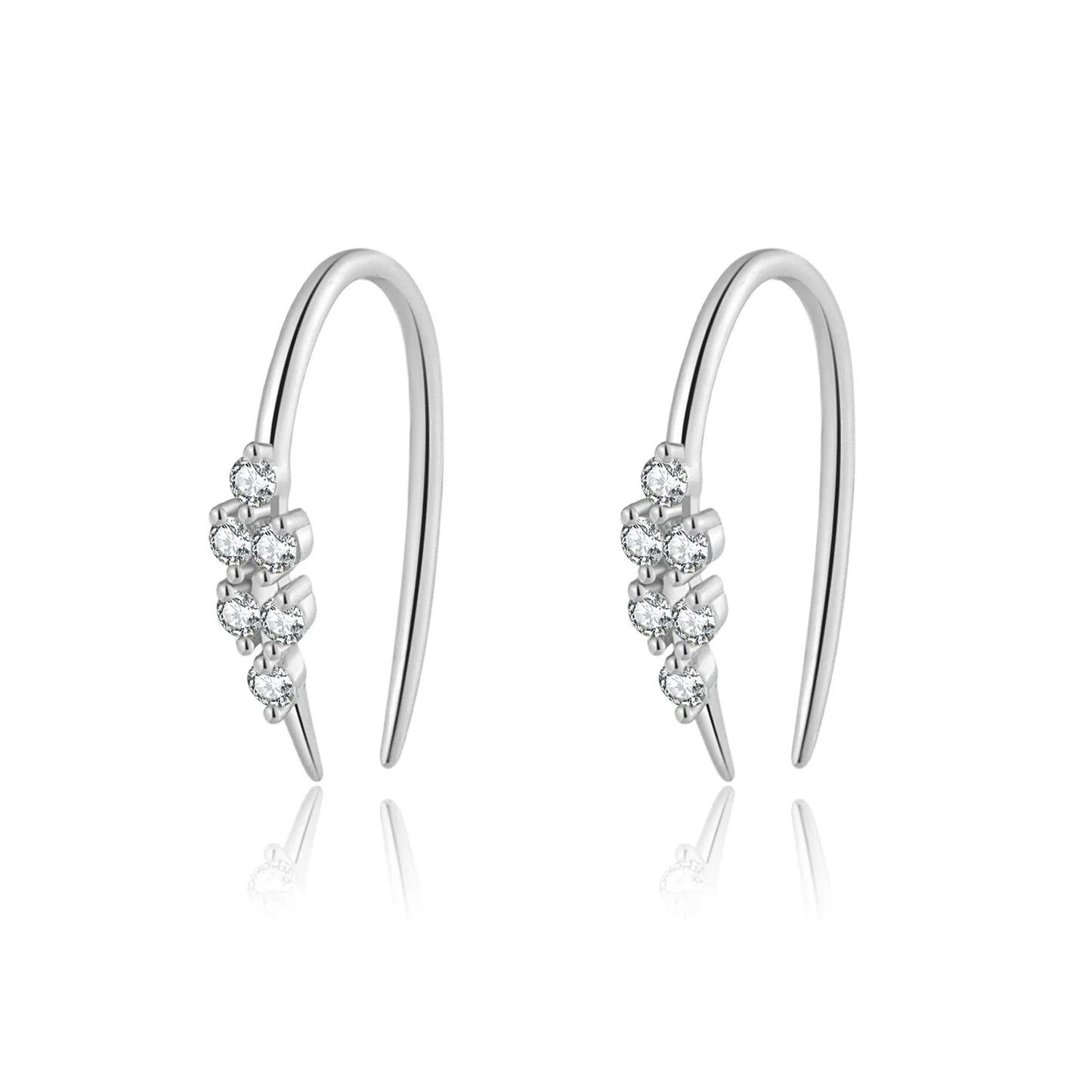 Sterling Silver Huggie Earrings