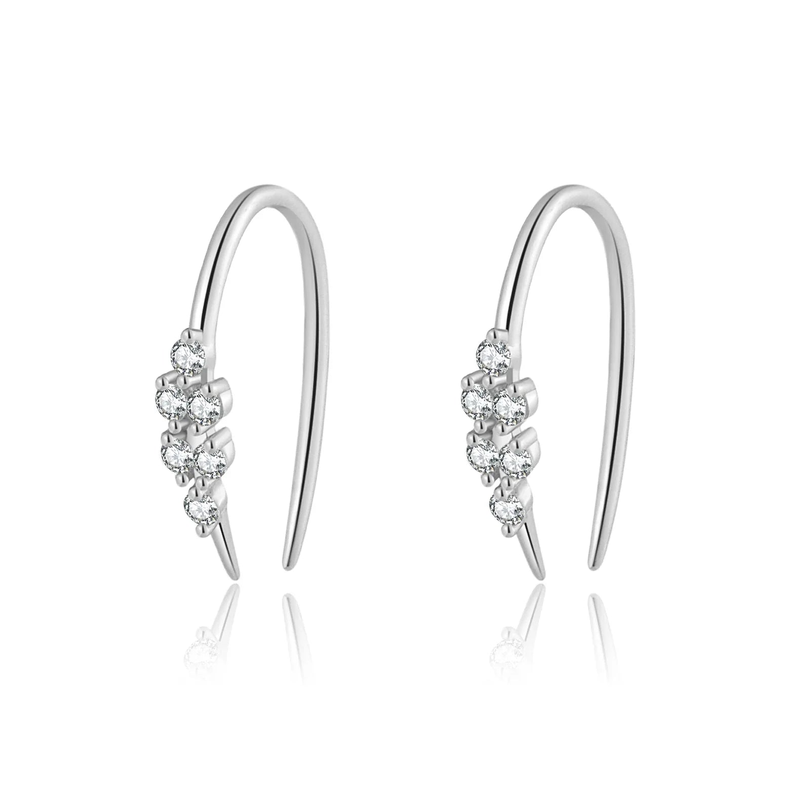 Sterling Silver Huggie Earrings