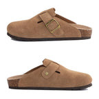 Suede Cork Clogs