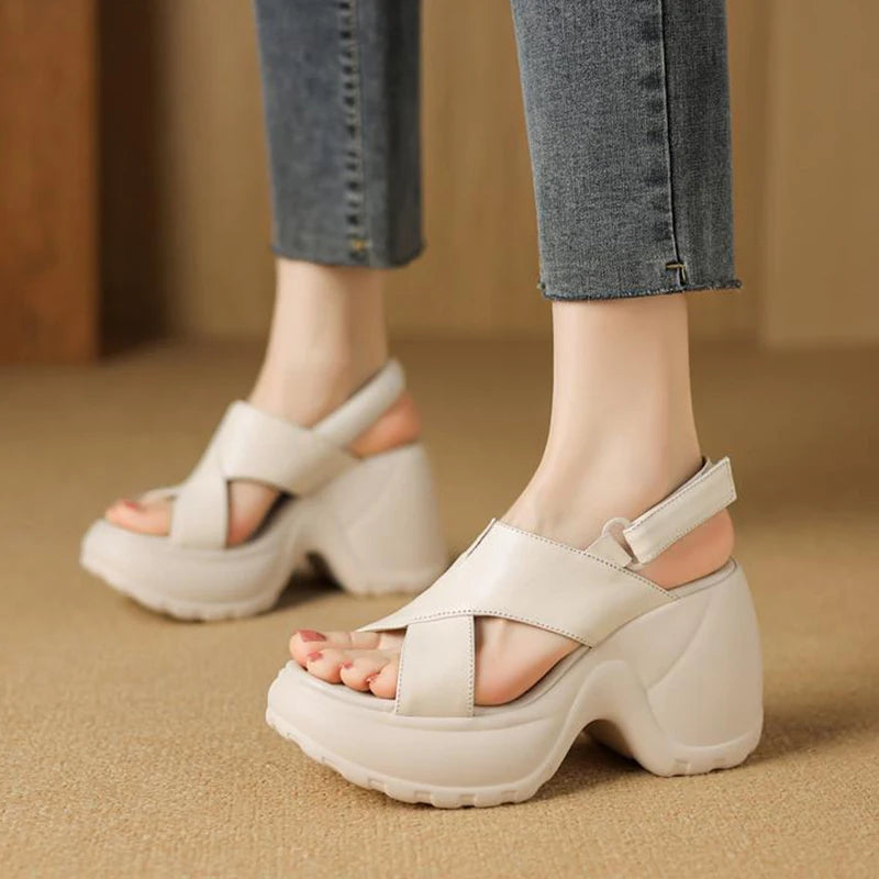 Women Platform Hook Sandals