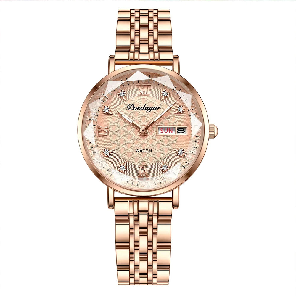 Luminous Steel Watch