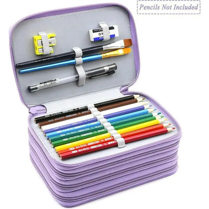 72-Slot Pencil Organizer Bag