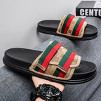 Satin One-Piece Indoor Slippers