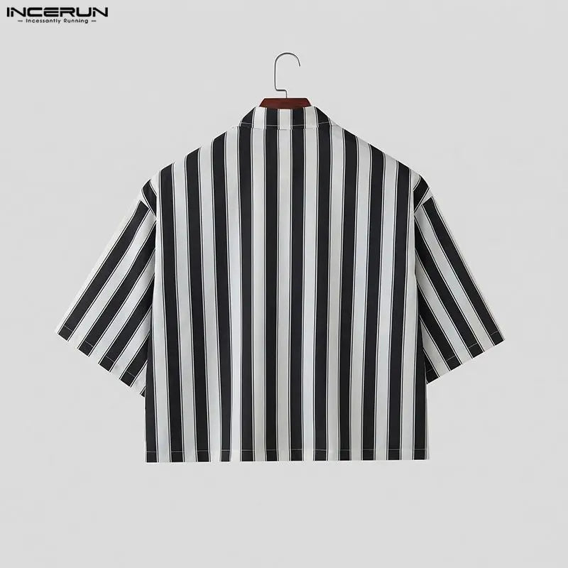 Striped Casual Short Shirt
