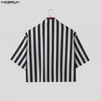 Striped Casual Short Shirt