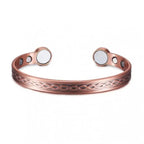 Retro Punk Koi Fish Engraved Bracelet