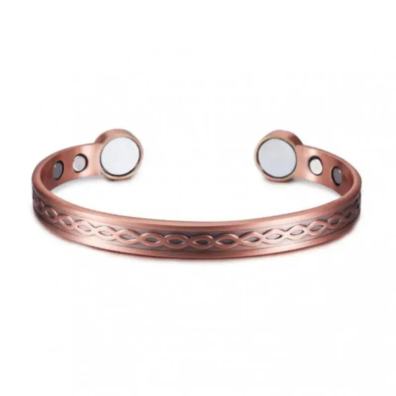Retro Punk Koi Fish Engraved Bracelet