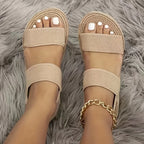 Women Hemp Platform Sandals