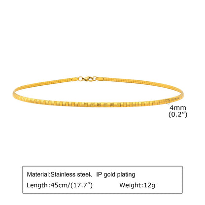 Open Collar Choker Necklace