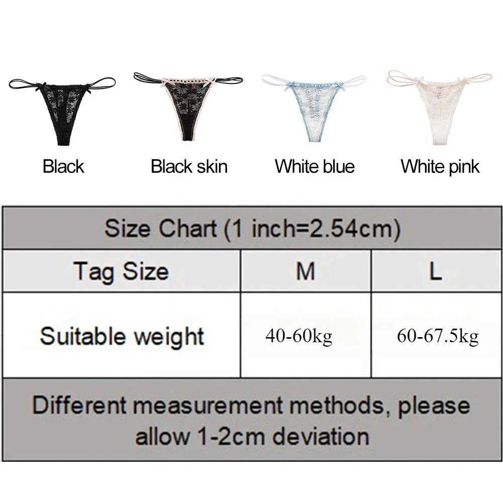 Lace Bow G-String