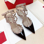 Lace-Up Ankle-Strap Sandals