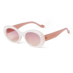 ZXIAC Oval Frame Vintage Sunglasses