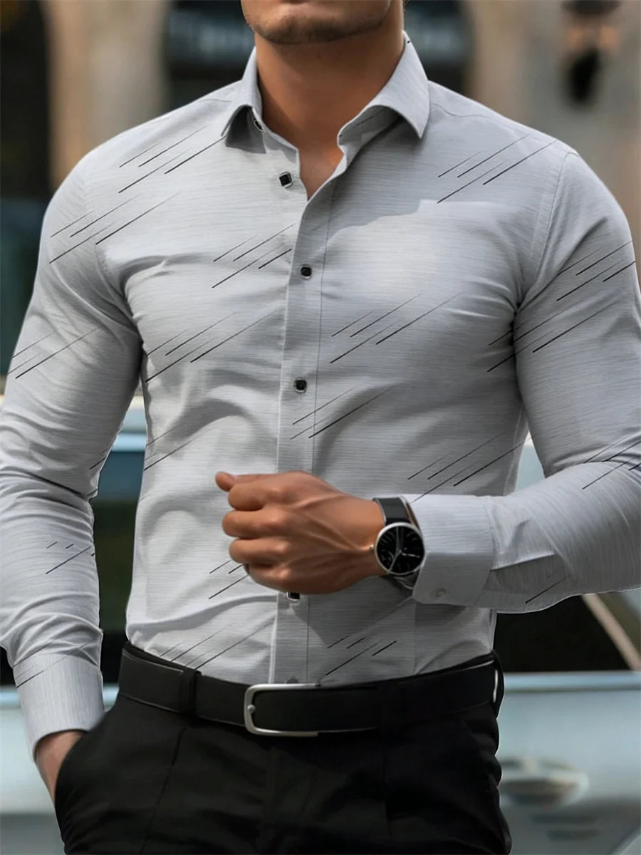 Men's Printed Casual Shirt