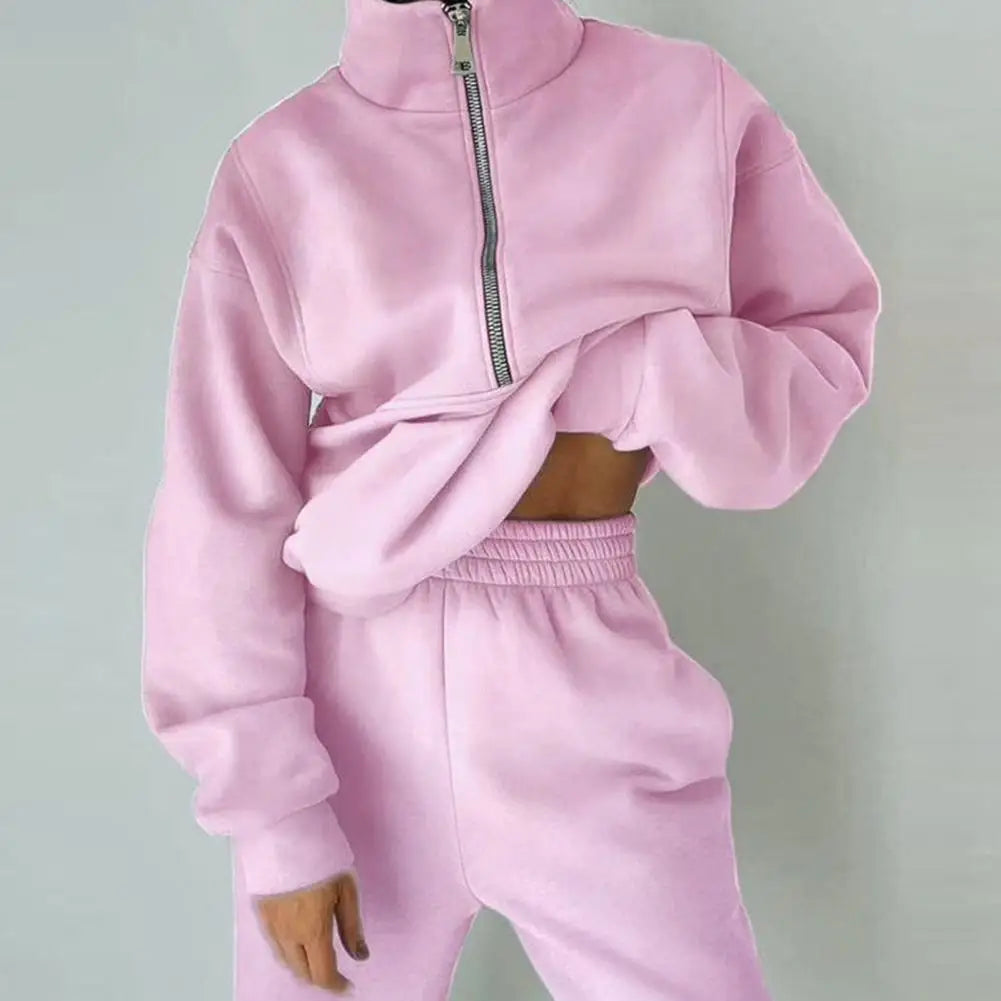Loose Two-Piece Tracksuit Set