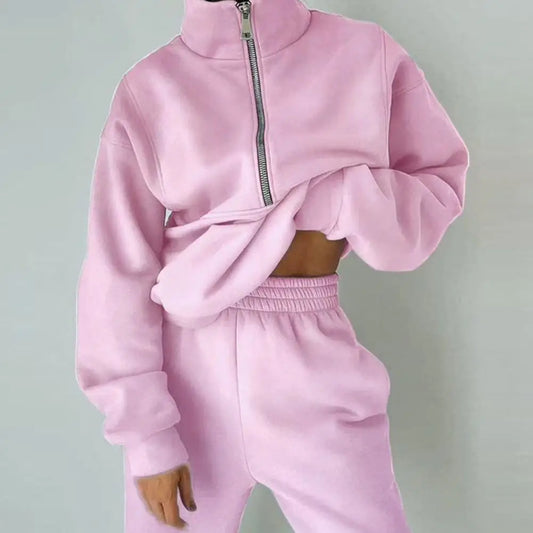 Loose Two-Piece Tracksuit Set