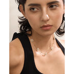 Pearl Plant Pendant Necklace