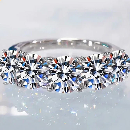 Women’s Moissanite Sterling Silver Ring