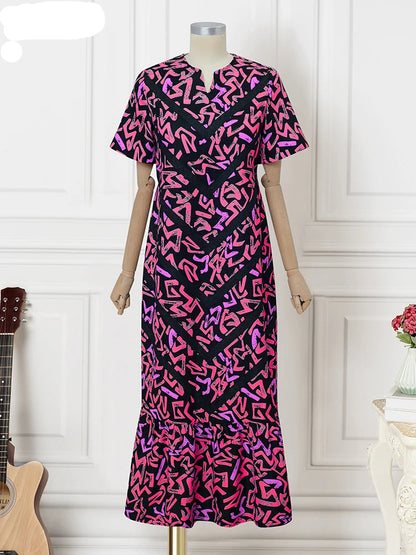 Bohemian Printed Maxi Dress