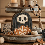 Halloween Wooden Shelf Blocks