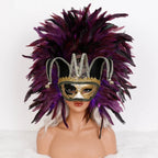 Feather Masquerade Party Mask