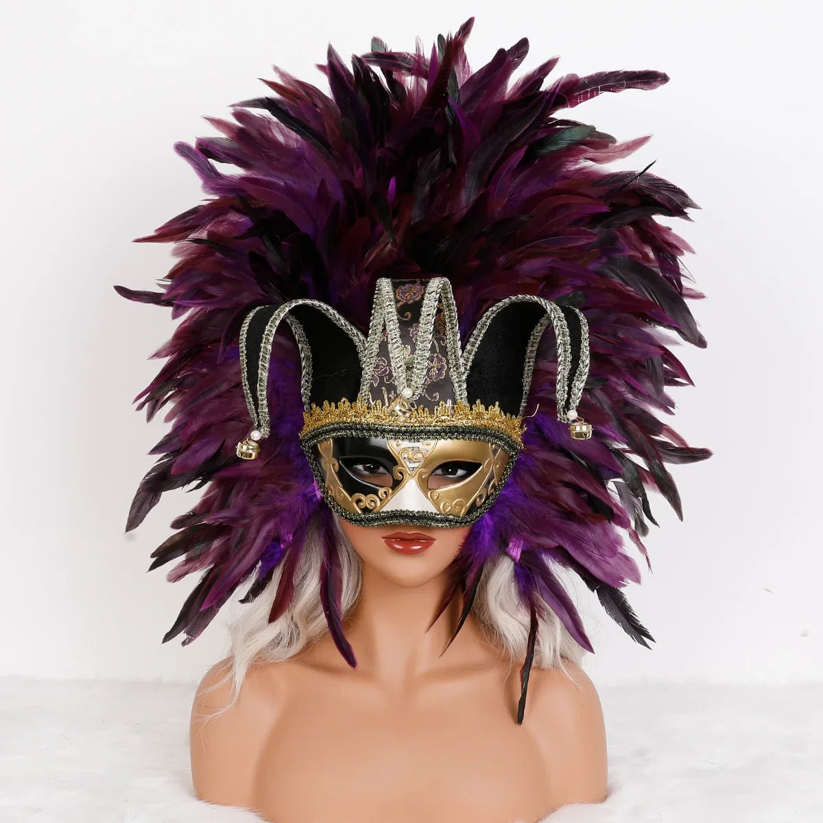 Feather Masquerade Party Mask