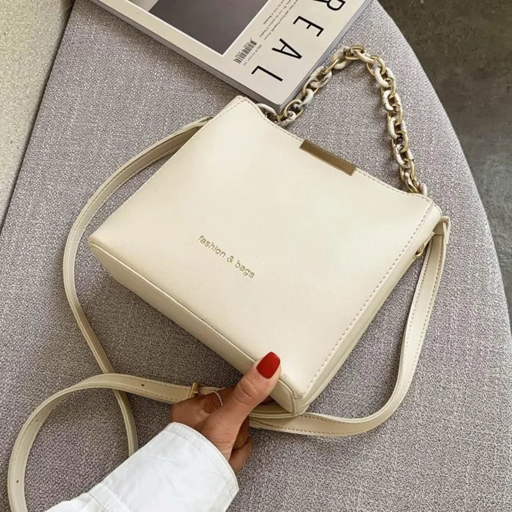 Women's Leather Chain Bag